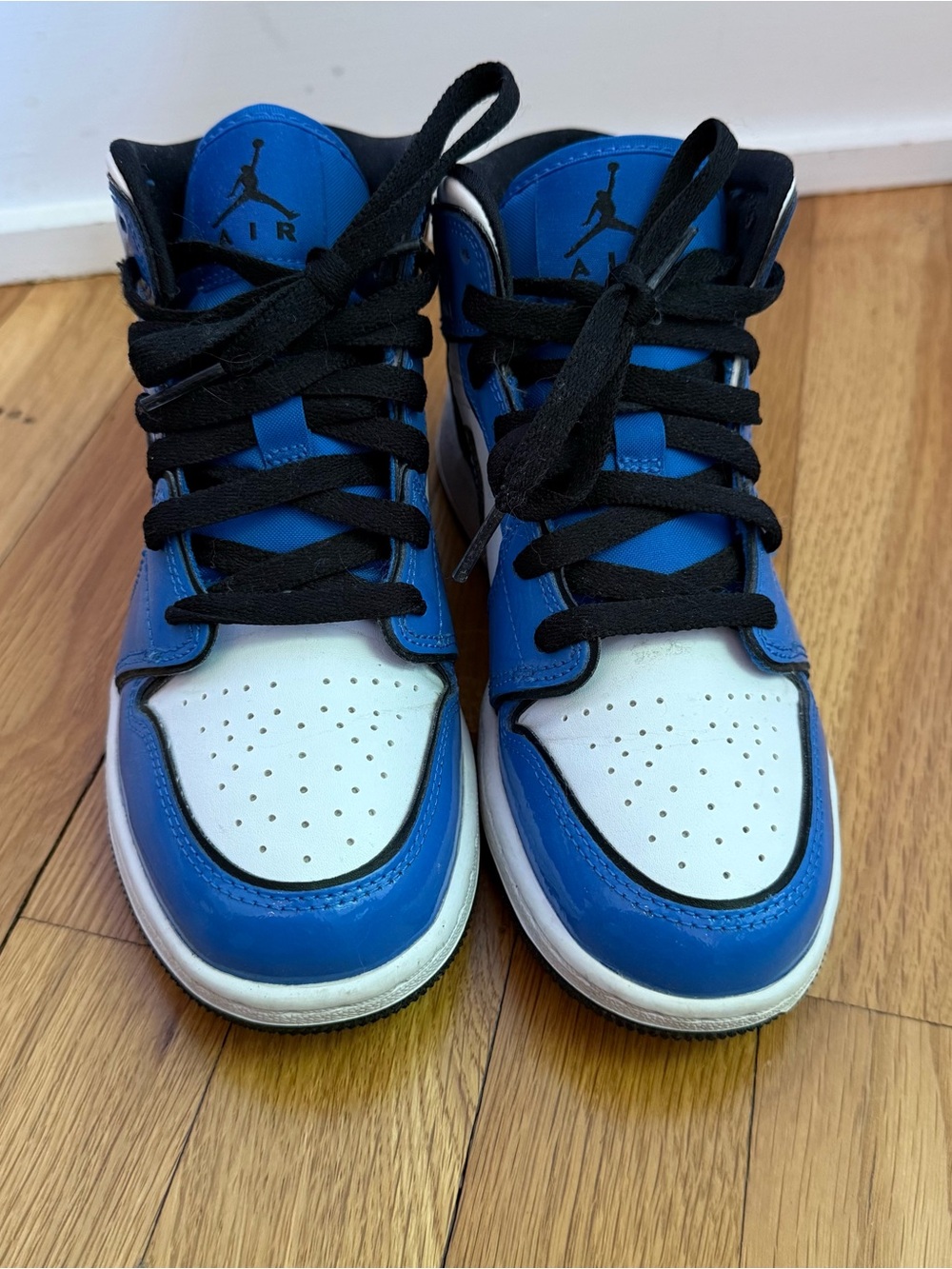 Kids Nike Air Jordan 1 Mid SE Signal Blue